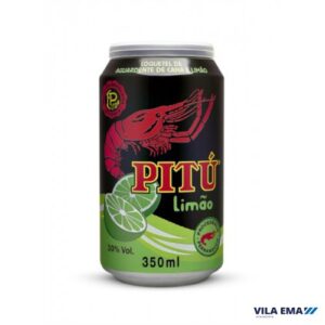 AGUARDENTE PITU LIMAO LATA 12X350ML
